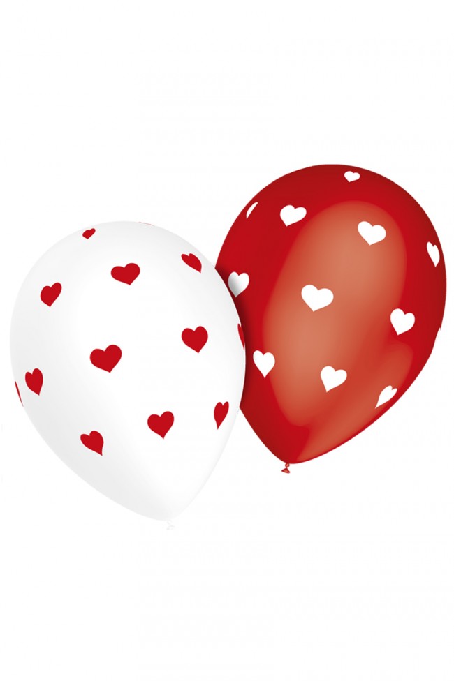 Ballon met hartjes - Willaert, verkleedkledij, carnavalkledij, carnavaloutfit, feestkledij, Valentijn, Sint-Valentin, romantische sfeer, hartjes, liefde, geliefden, 14 februari